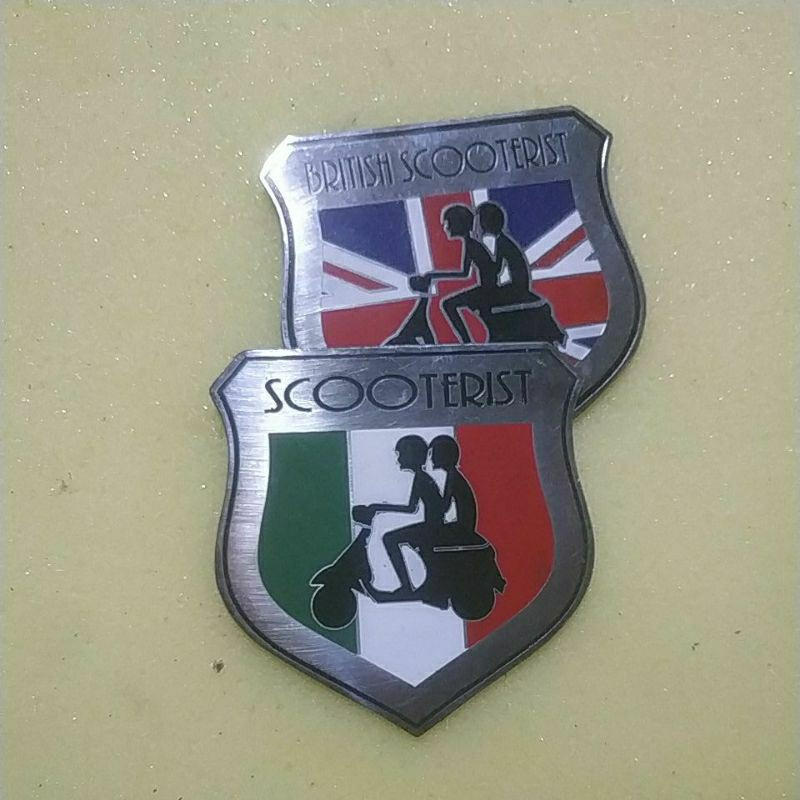 emblem stainless Scoterist asesoris vespa
