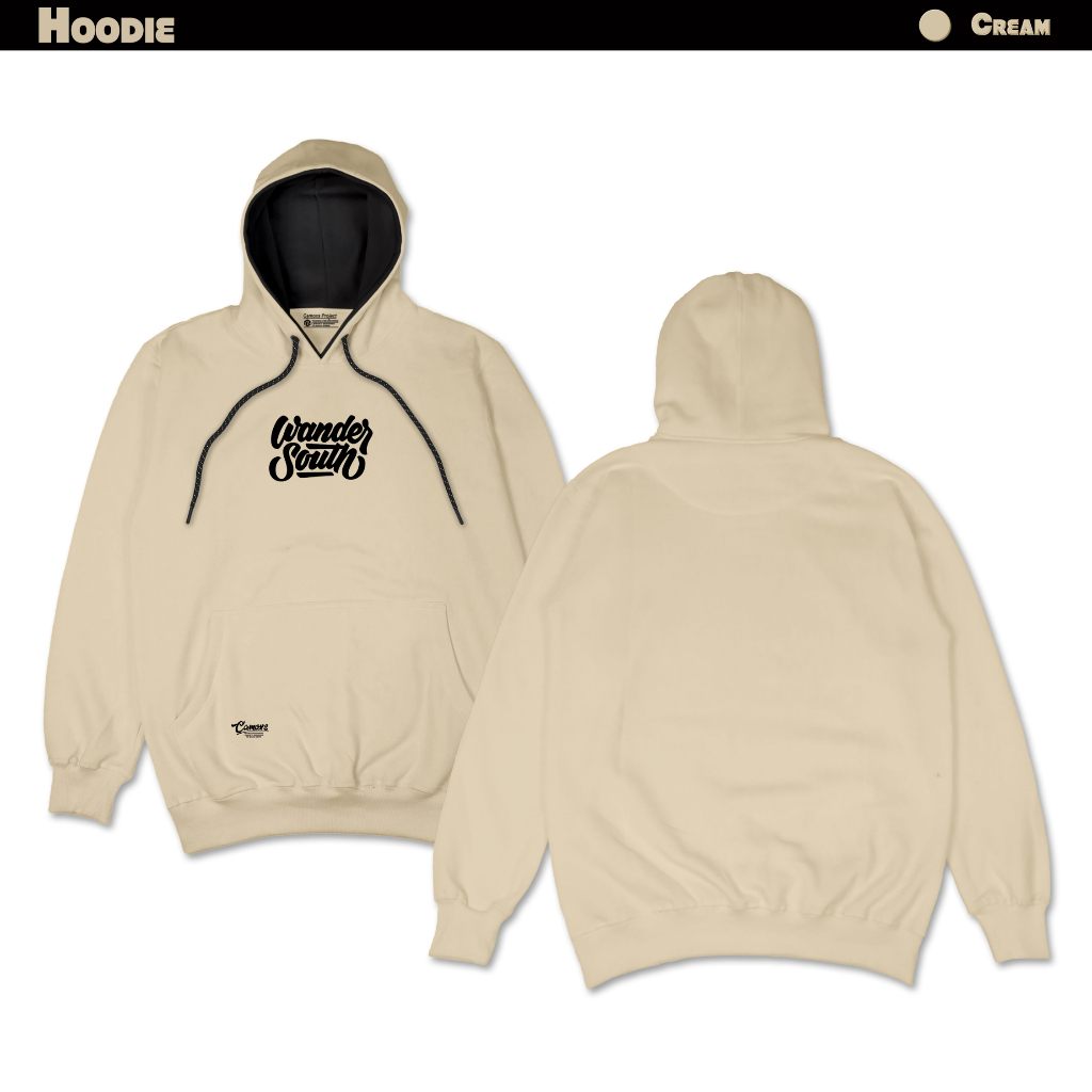 Sweater Hoodie Pria Distro Original WANDER SOUTH Premium Sweter Laki Unisex Cewek Cowok Keren Bahan 