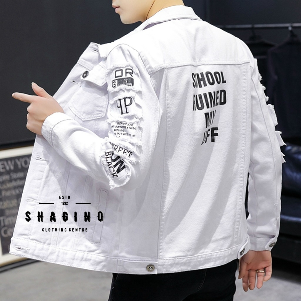Shagino | Terbaru Jaket Jeans / Jaket Jeans Pria / Jaket Jeans Wanita / Jaket Jeans Korea / Jaket Je