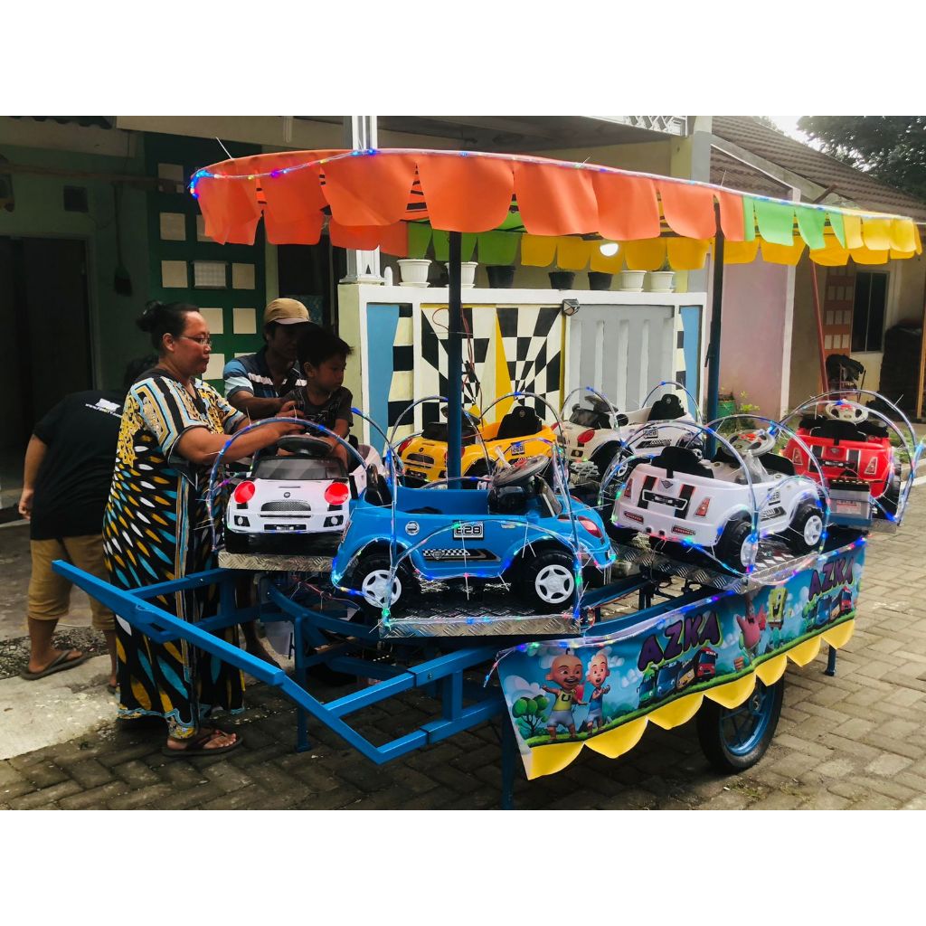 ODONG KERETA PANGGUNG MOBIL MOTOR ISI 6 SIAP PAKAI