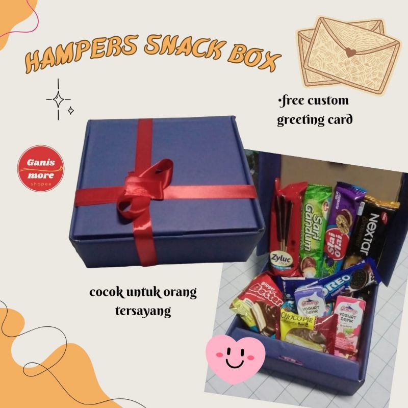 

Hampers Snack Box | Snack Gift Hadiah Kado Ulang Tahun/Annivery/Graduation