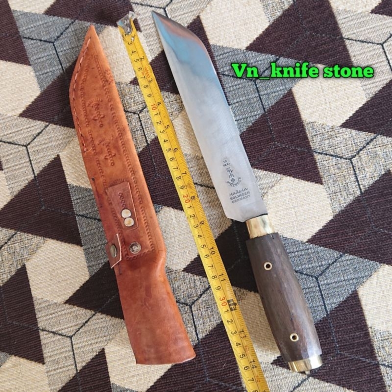 pisau sembelieh kambing dan ayam baja asli pb_25cm (solingen cap garpu garmany herder)