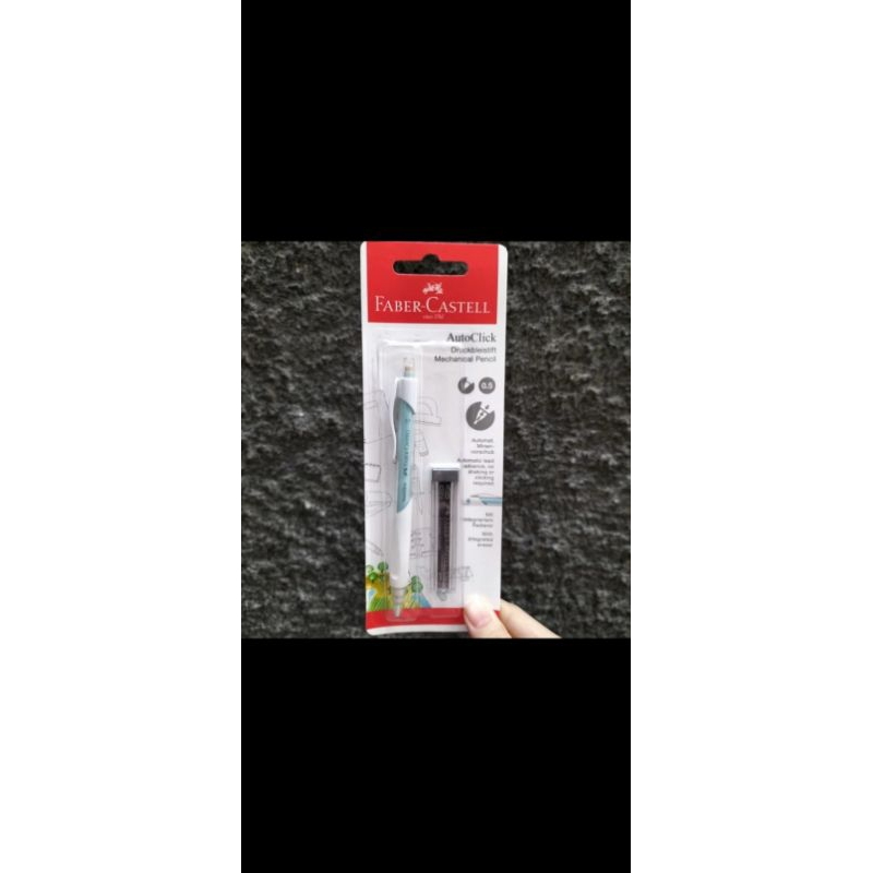 

Pensil Mekanik Mechanic Auto Click 0.5 White Blister 3 Warna GRATIS 1 Tube Refill