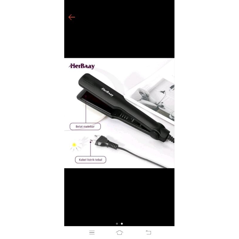 Herbaay Hair Straightener Catok pelurus #258
