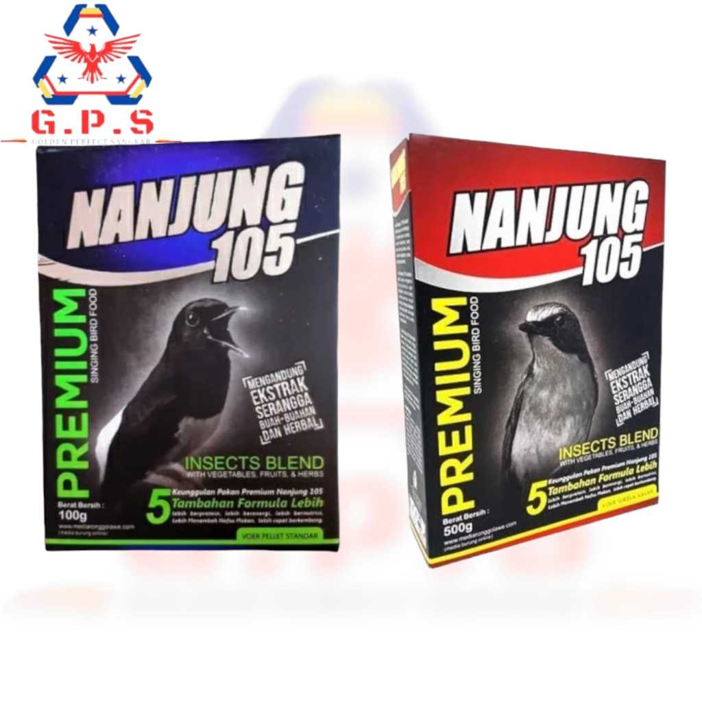 Pur Burung Nanjung 105 Premium 100gr Pakan Nanjung