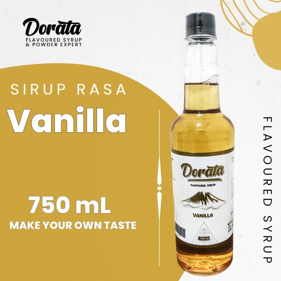 

DORATA VANILLA SYRUP 750ML, CAMPURAN MINUMAN KAFE PREMIUM DLL