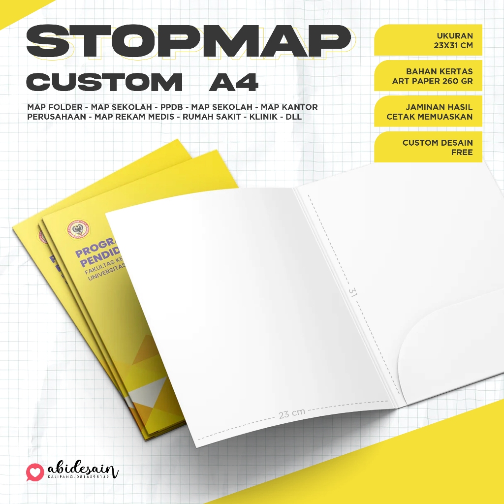 

Cetak Stopmap / Map Kertas Folder - A4