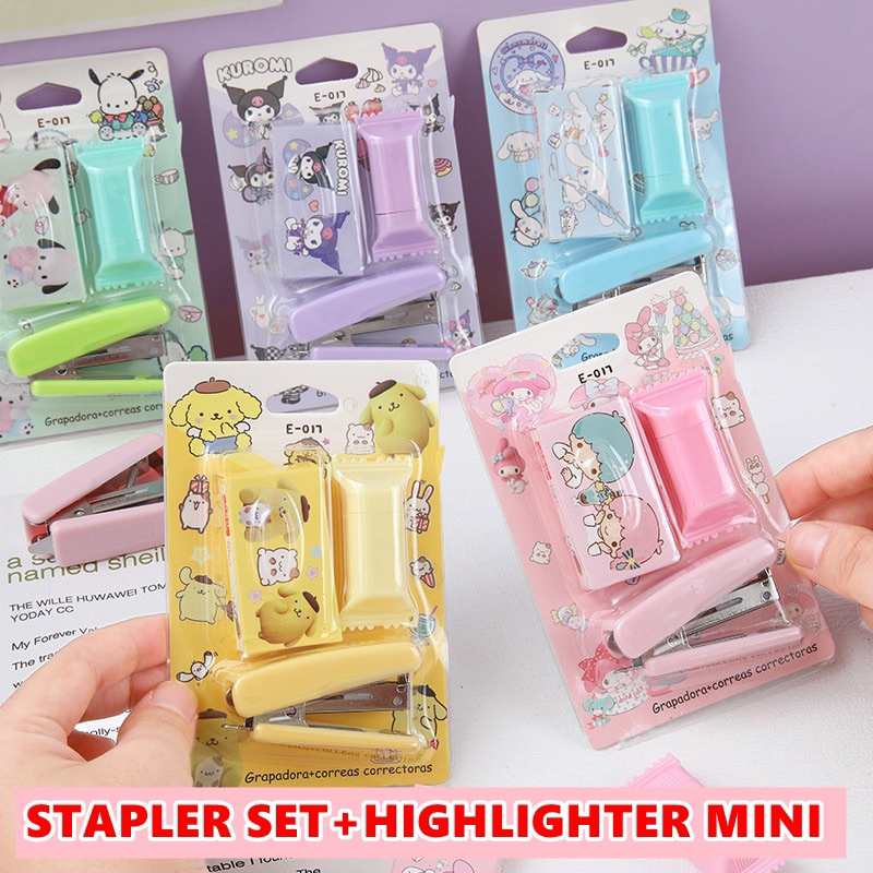 

Sanrio theme cute stapler cekrekan sanrio staples mini stationary