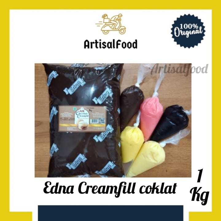 

selai filling isian EDNA CREAMFILL 1 KG TIMB.
