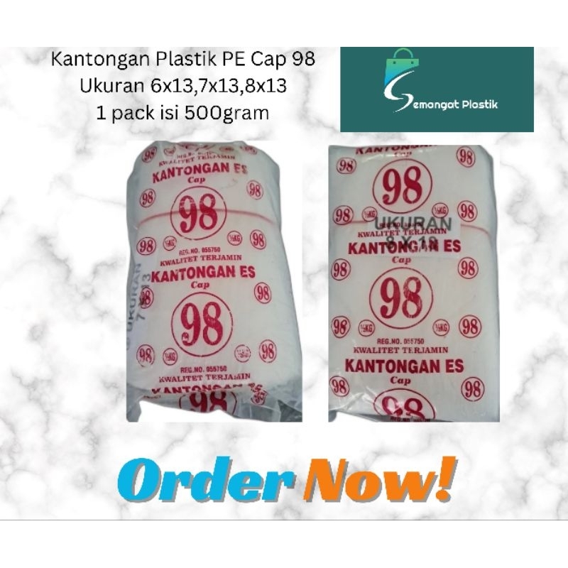Plastik PE / Plastik Cabe / Plastik Sambal Ukuran 6x13 7x13 8x13