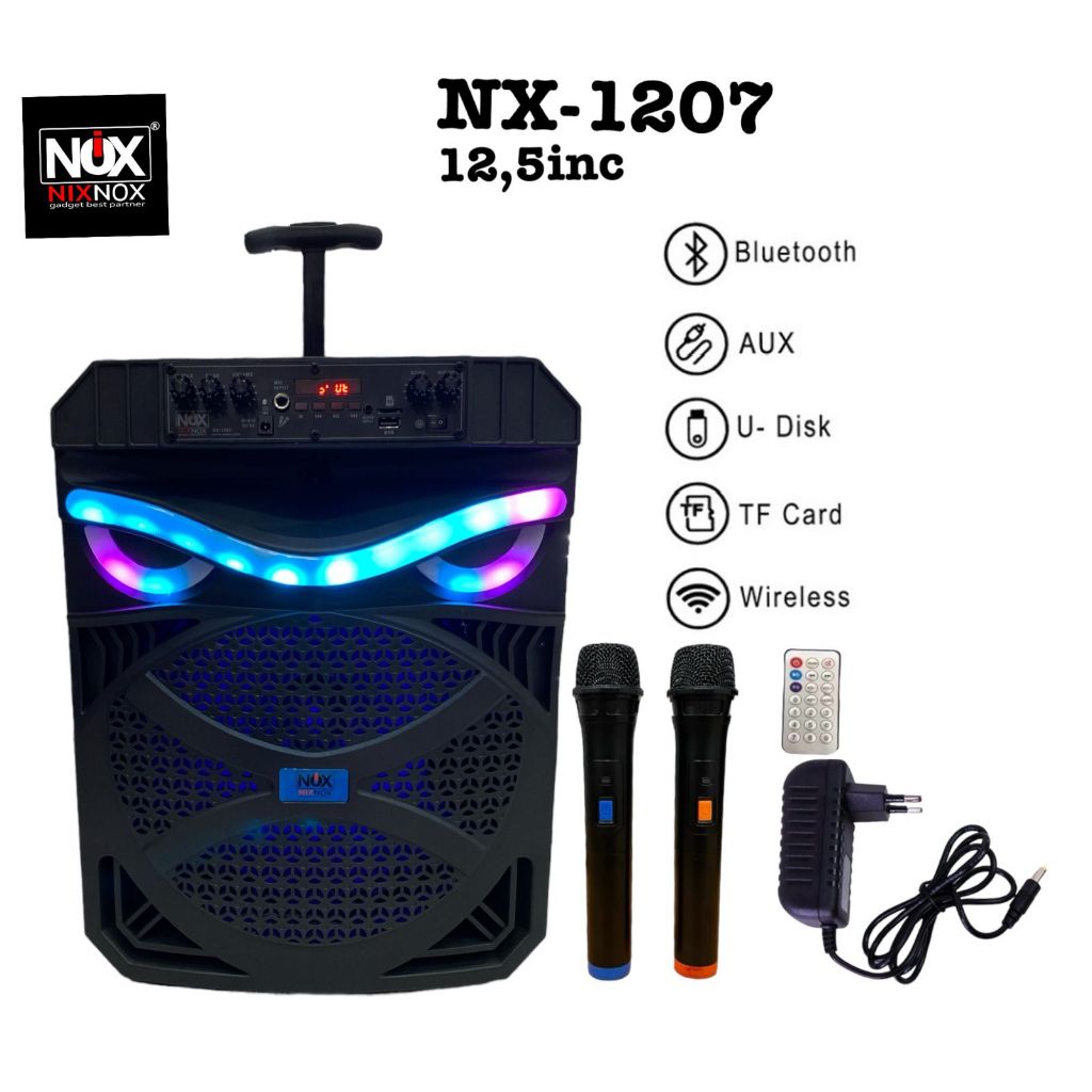 Speaker Bluetooth Nixnox NX-1207 + 2Mic