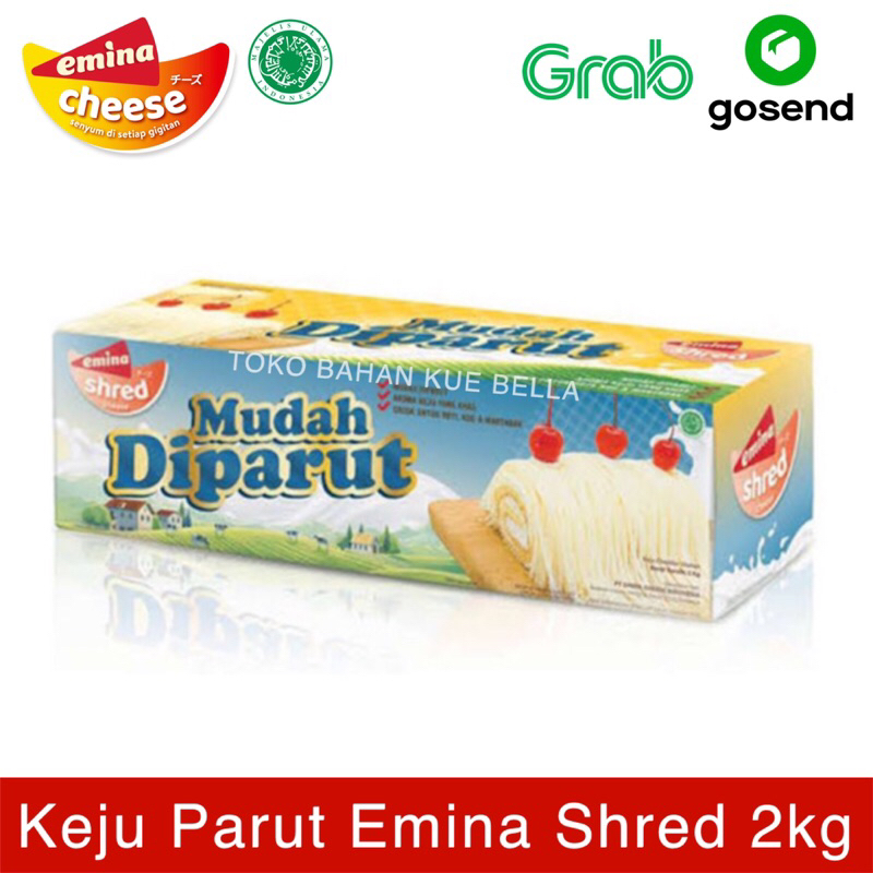 

Keju EMINA SHRED 2KG - Cheese Cheddar Parut Murah