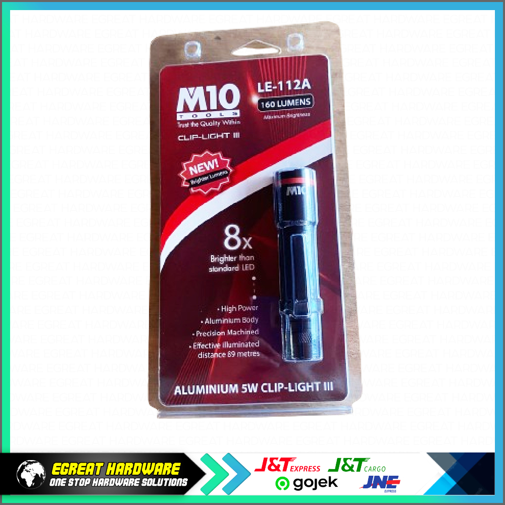 Senter Penlight,Brightness,80 Lumens M10 LE-112