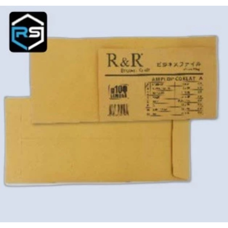 

AMPLOP COKLAT A KABINE isi 100