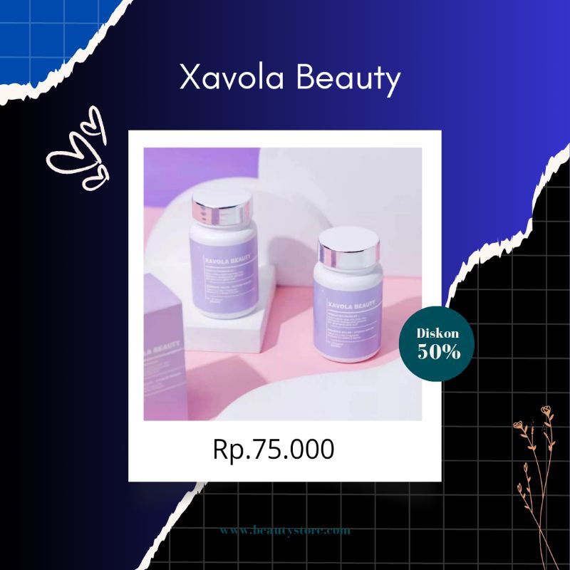 Xavola Beauty Whitening Collagen Pemutih Kapsul isi 30