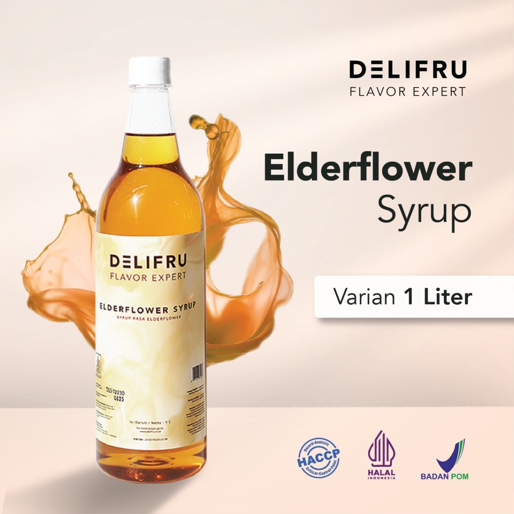 

Syrup Elderflower Delifru 1 Liter - Sirup Bunga Elder Premium