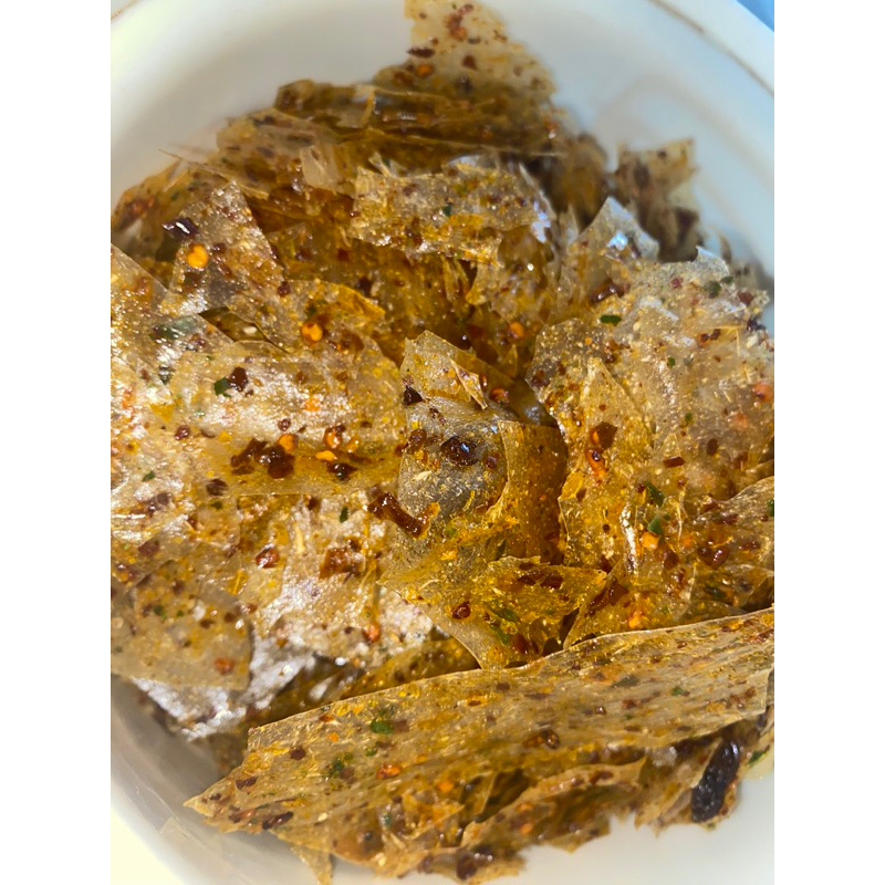 

Kripik kaca (Kripca) daun jeruk