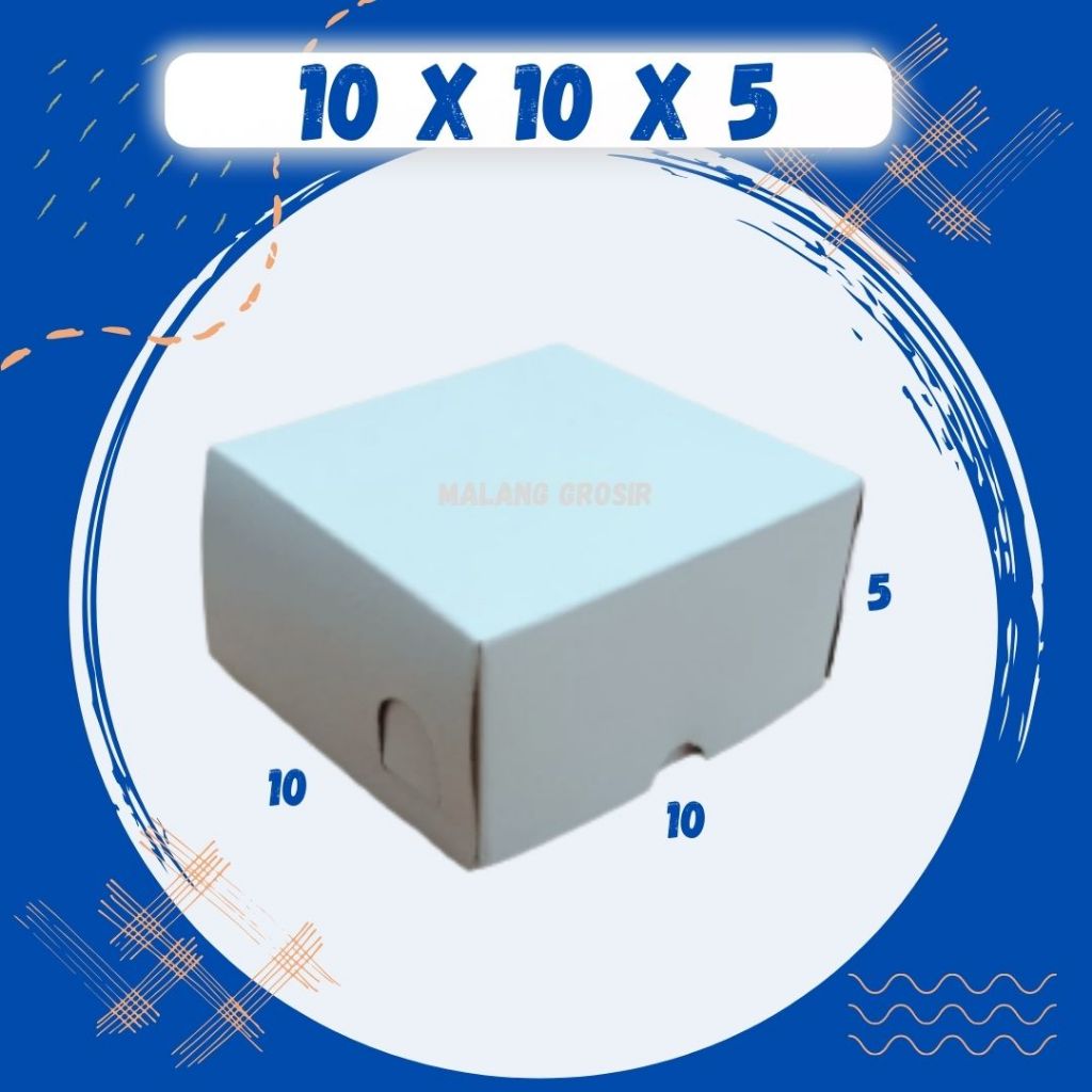 

Kardus Donat Duplex 10x10x5 Box Dus Packing Makanan Kotak Kemasan Kue
