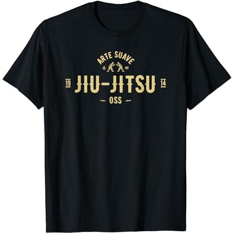Baju Kaos Olahraga Brazilian Jiu Jitsu shirt Arte Suave Oss Tshirt BJJ t shirt T-Shirt