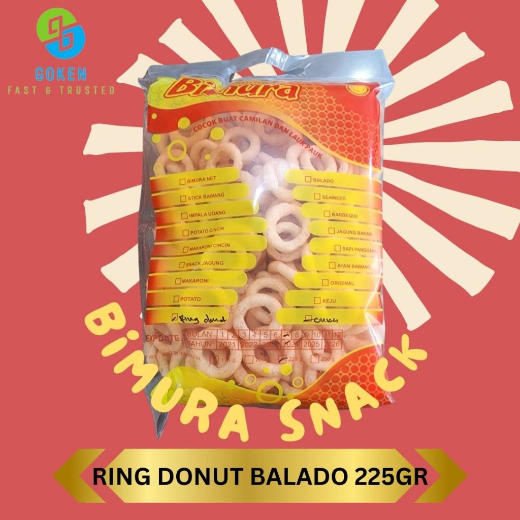 

BIMURA SNACK DONAT RING 225GR