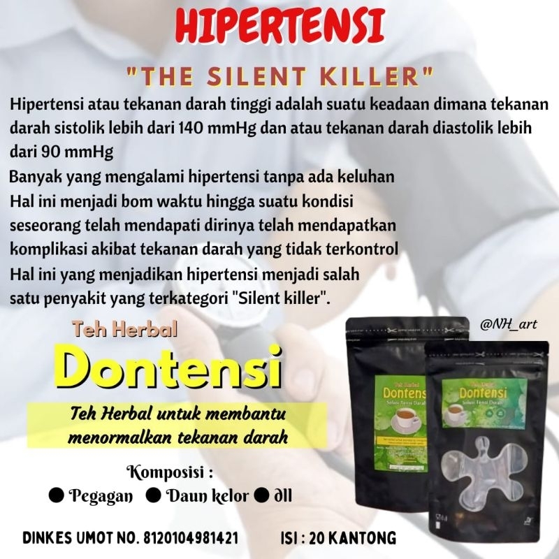 

Teh Herbal Dontensi (Obat Hipertensi / Darah Tinggi)