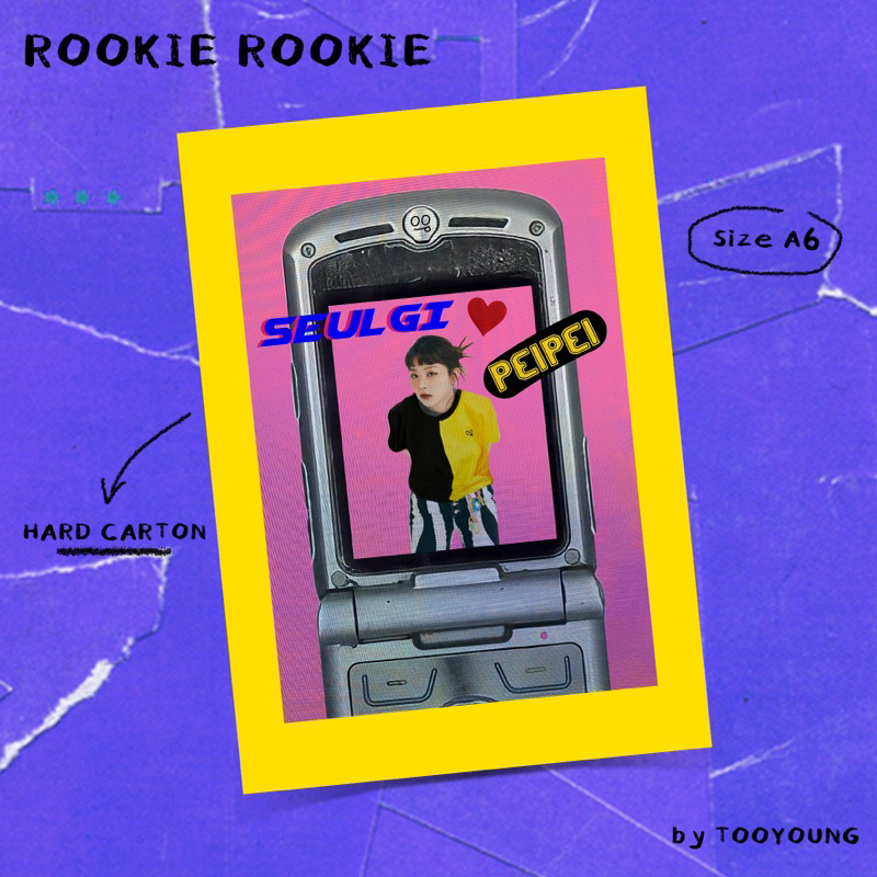 TOOYOUNG ROOKIE ROOKIE POSTCARD SEULGI RED VELVET