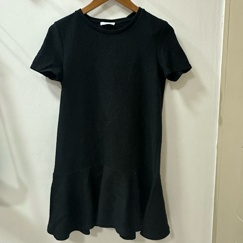 Zara black tweed dress