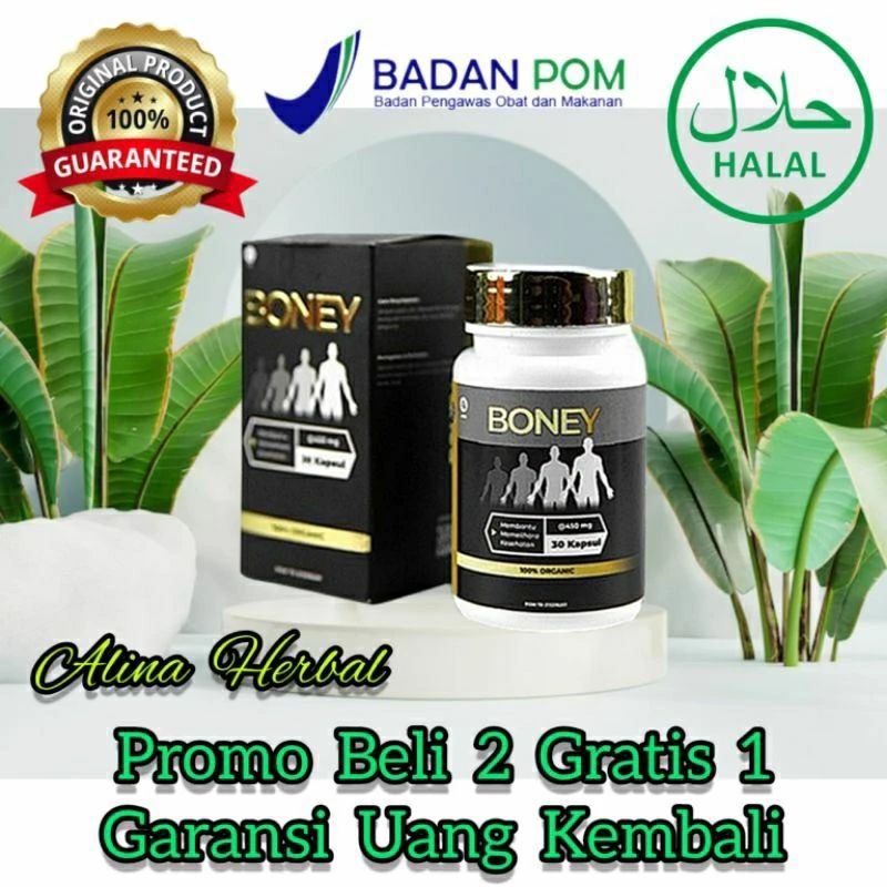 Boney Asli Herbal Original Obat Peninggi Badan
