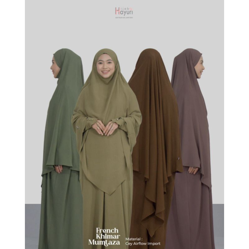 French Khimar Mumtaza by Hijab Hayuri