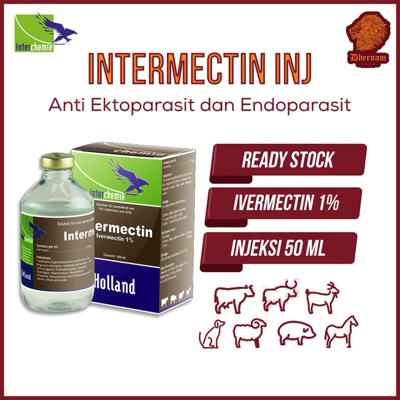 INTERMECTIN / IVERMECTIN INJEKSI / ANTI EKTOPARASIT DAN ENDOPARASIT
