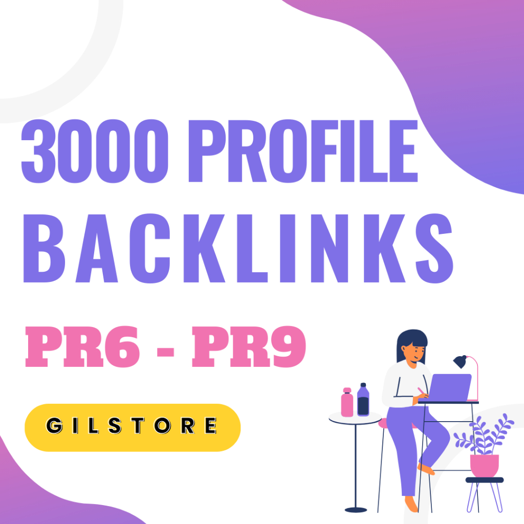 3000 Backlinks Profile Permanen DoFollow High DA SEO PBN PAGERANK 6 - 9