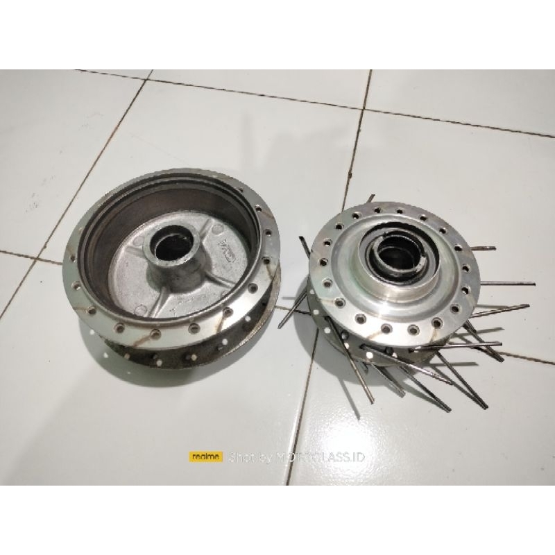 Tromol Depan + Belakang Vixion VND Second Chrome Polish