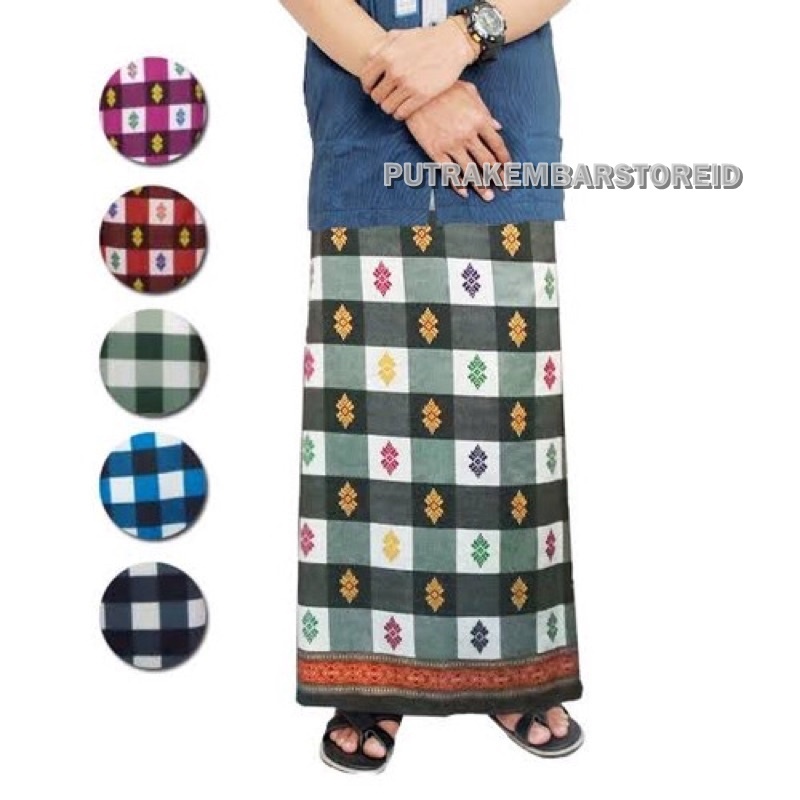 SARUNG KOTAK - KOTAK KHAS BALI