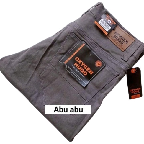 Celana Panjang Pria Terlaris  Cinos Naomi Swiding Oxygen Hugo Skinny Slimfit  Celana Oxygen Hugo Bah