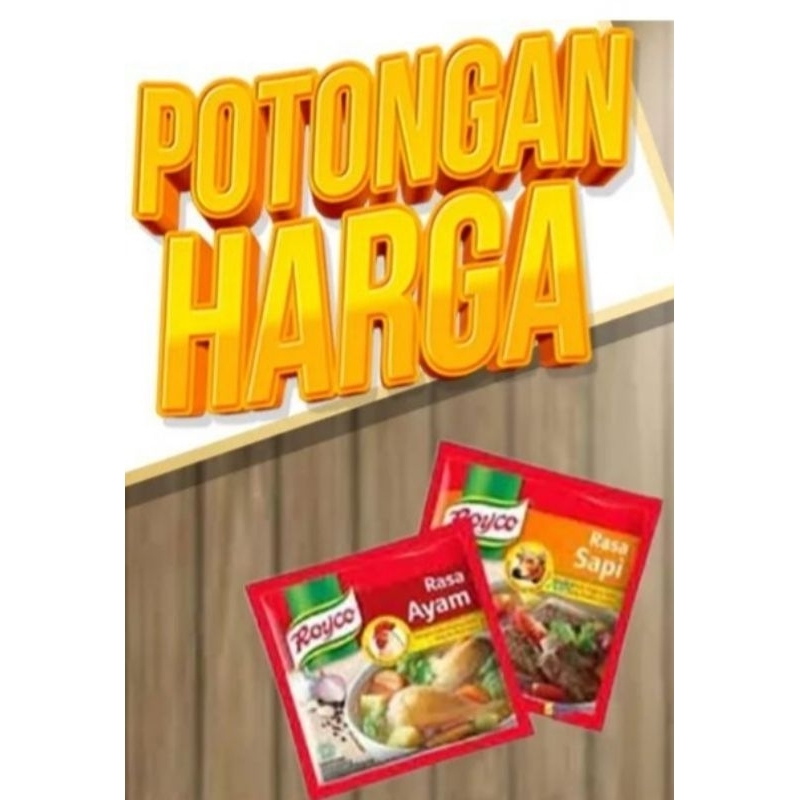 

royco rasa ayam atau sapi isi 12 pcs