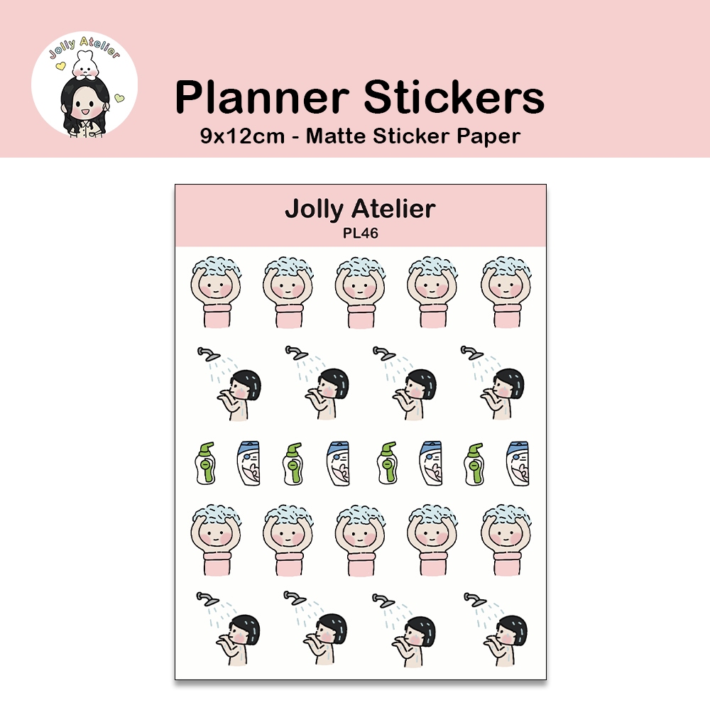 

Take a Bath Stickersheet | Planner Sticker [jollyatelier]