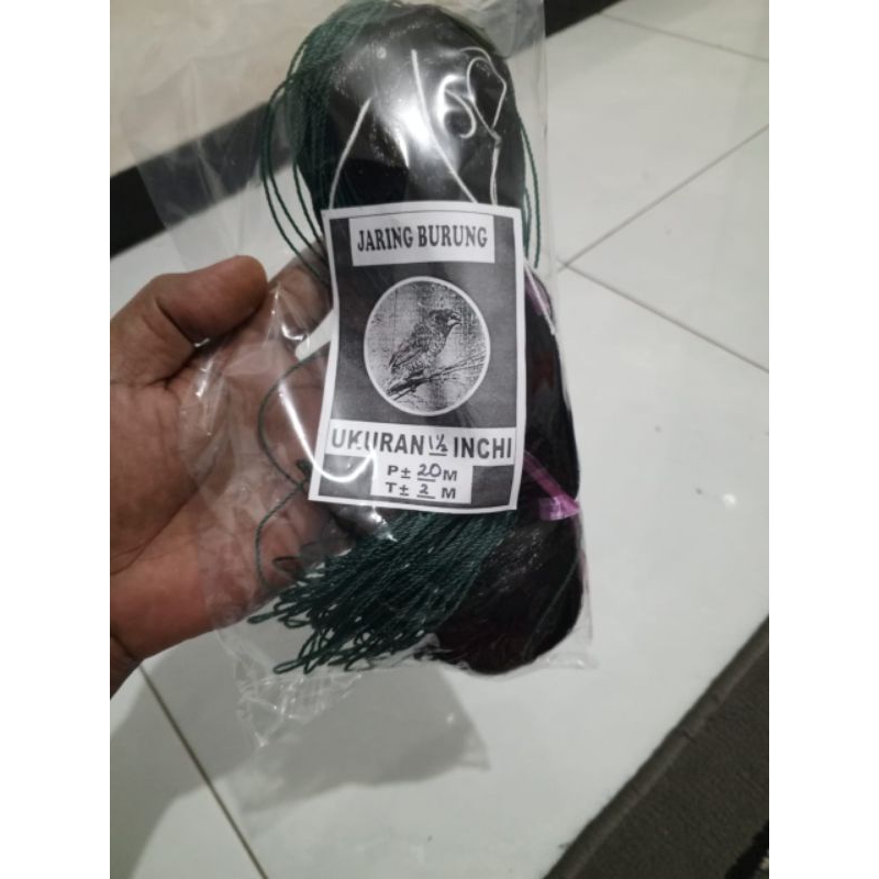 Jaring burung hitam / jaring perangkap burung / jaring pikat burung