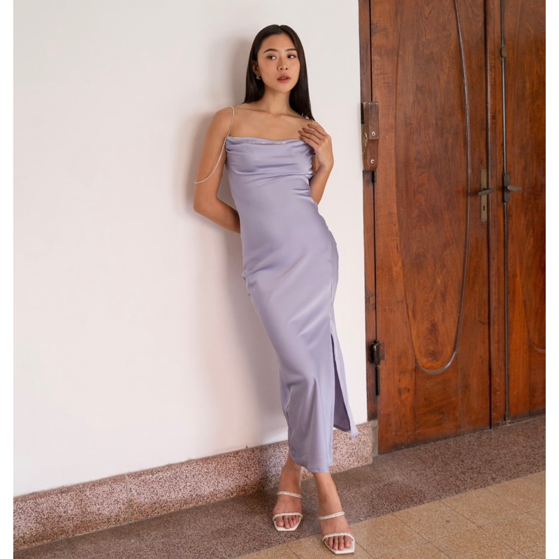 OZARI - Aura satin dress