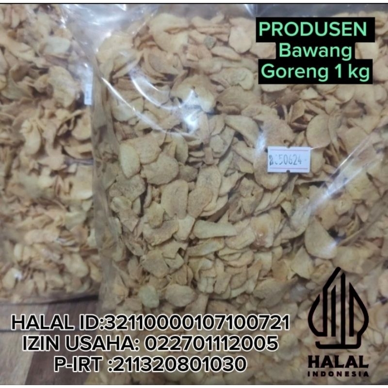 

Bawang putih goreng 1kg