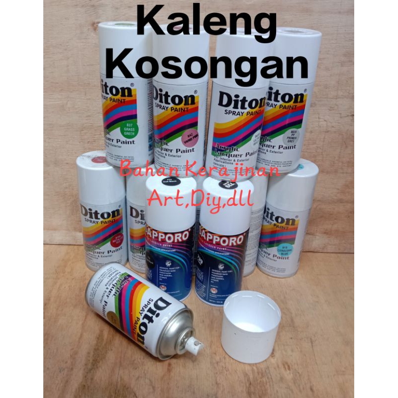 Kaleng Cat Bekas Bersih Bahan Kerajinan