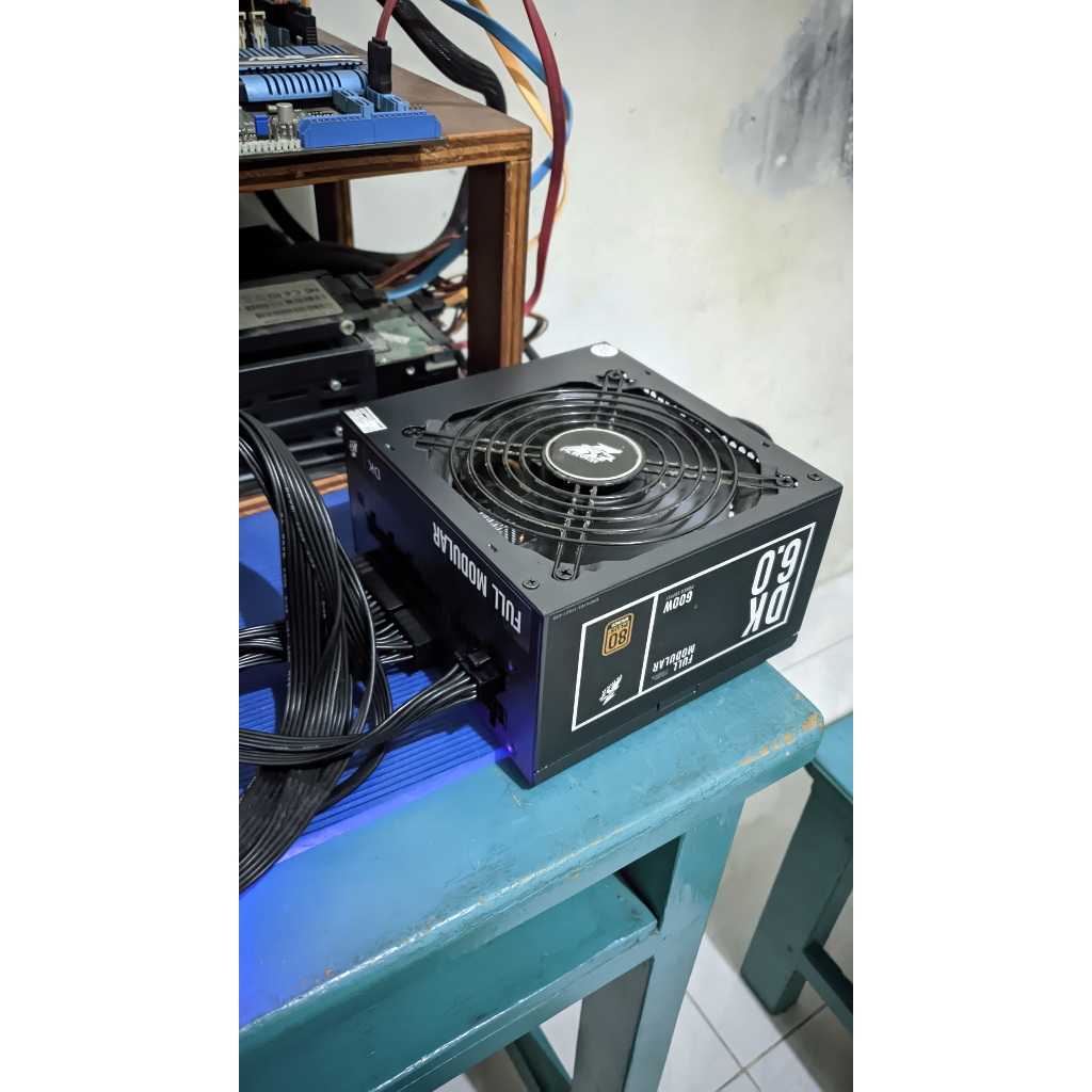 psu power supply 600 watt 80 plus bronze full modular