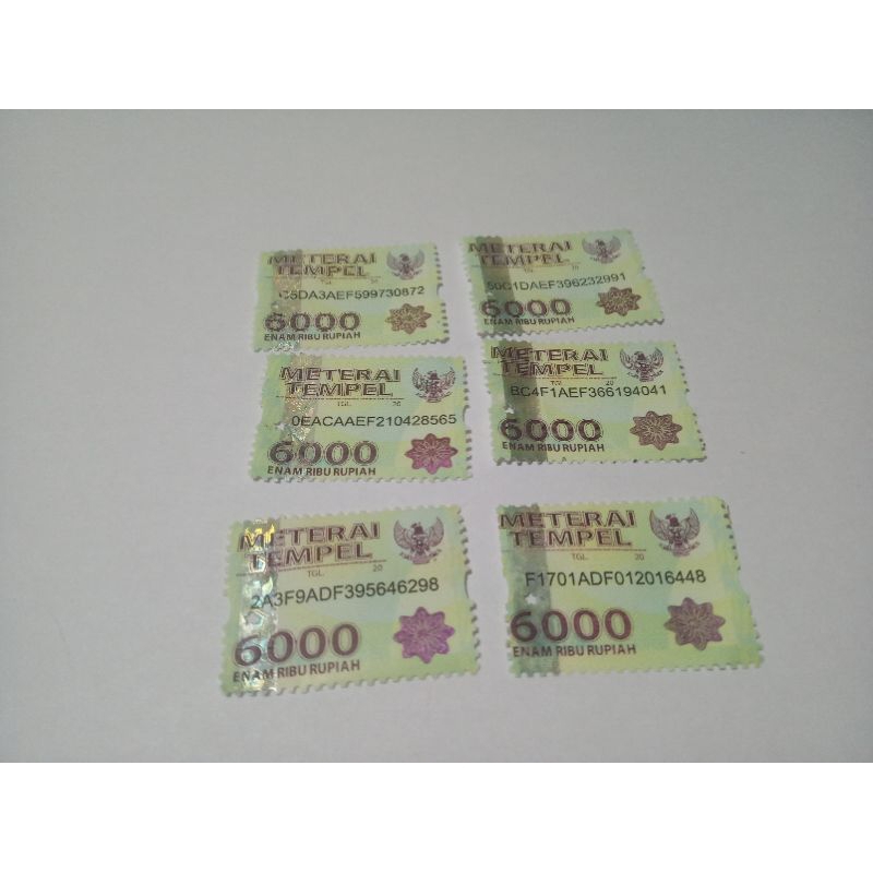 materai 6000 di jamin asli