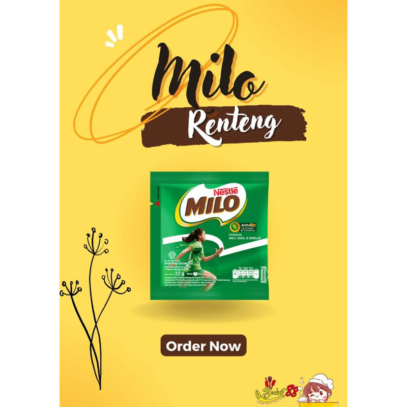 

MILO 22 GR RENTENG ISI 10 SACHET