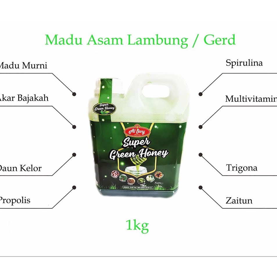 

Laris Madu Asam Lambung Gerd Albany Nett 1kg Asli K58