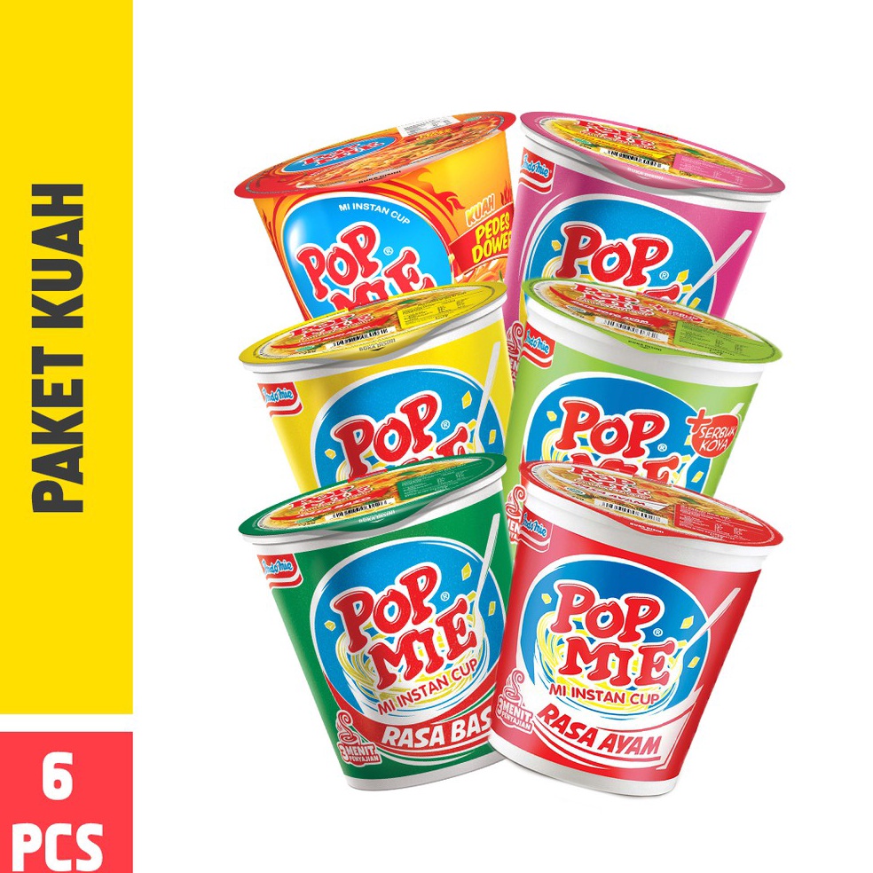 

PENJUALAN CEPATBEST SELLER Pop Mie Paket Kuah 6pcs 45gr