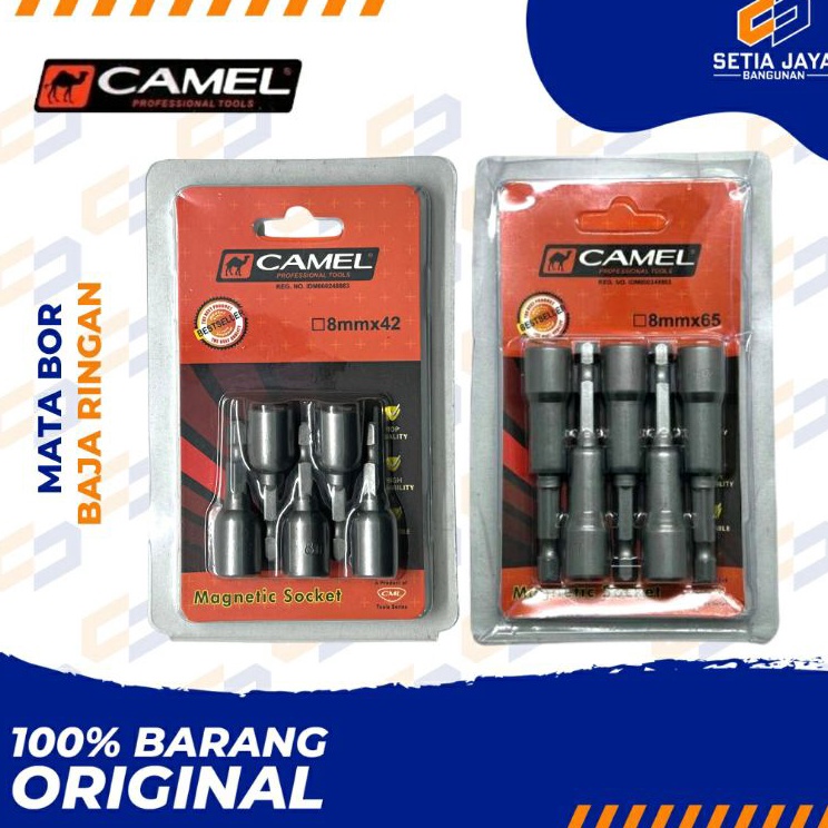 BrH Mata Bor  Sok  Baut Baja Ringan Set Camel Magnet