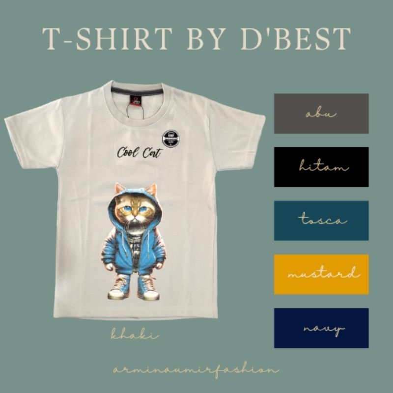 Kaos Cool Cat By D'Best
