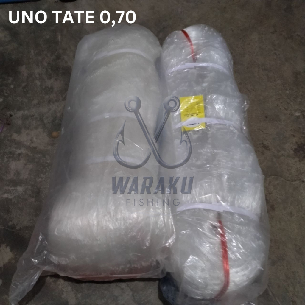 Jaring Ikan / Pukat UNO 0.70 Lubang 6 inch 70x80 / 55x100 TATE Jaring Kakap