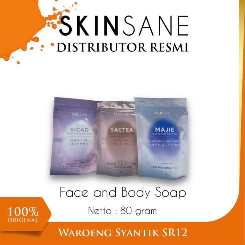 Bar Soap SKINSANE sabun dna salmon
