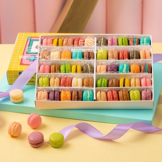 

Dijual Special Baby Macaron isi 5 Diameter 2cm Kecil Isi Banyak Harga Murah EV9